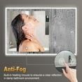 thumbnail image 5 of Caulitar Large LED Bathroom Medicine Cabinet Wall Mirror Cabinet Touch Switch with Storage, 5 of 9