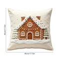 thumbnail image 3 of Fmbmuo Christmas Throw Pillow with Insert, 18x18 Inch Soft Plush Farmhouse Xmas Cushion for Sofa Couch Mantel​ Decor, 3 of 4