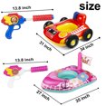 thumbnail image 4 of 2 Pack Pool Inflatable for Kids, Toddler Pool Toys, Firetruck Floaties and Girls Pool Floats, 4 of 5