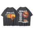 thumbnail image 1 of Camiseta de Heavy Metal para hombre y mujer, camisa de algodón con estampado Retro, estilo Rock Punk, música, moda de verano, novedad de 2023, envío gratis xuanjing unisex, 1 of 2