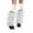 06_White, variant on Lroveb Leg Warmers for Women Gyaru Fluffy Leg Warmersgoth Warmers Rib Knit Lolita Girls Boot Socks Knitted Socks