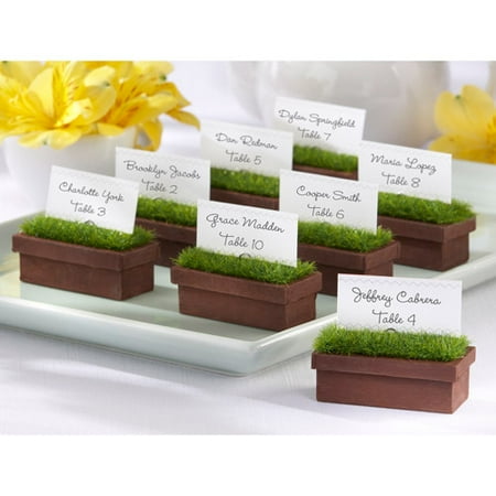 Evergreen Window Planter Place Card Holder