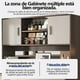 thumbnail image 4 of Zocalo Armario de Cocina 5 Niveles con Puertas y Cajones | Gran Capacidad, Multiusos,  Blanco, 4 of 8