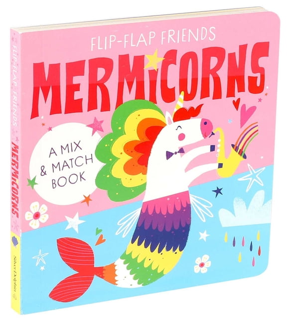 Flip-Flap Friends: Mermicorns (Board book)