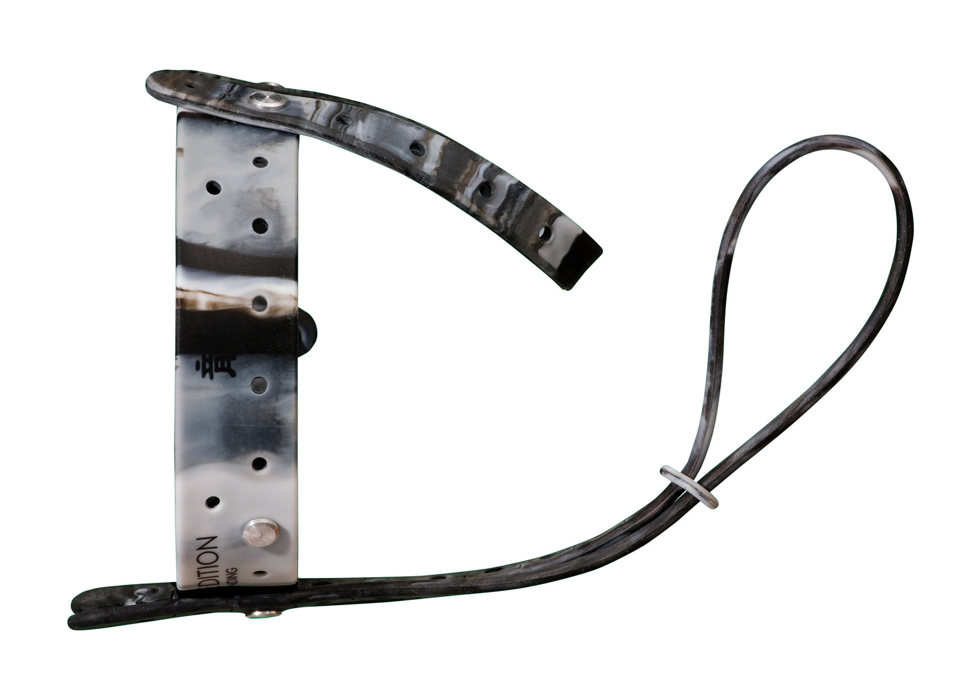 Dragonwrap Black & White 3/4" WM Stop Shrinkage, Cycling Shorts, Mens