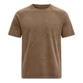 thumbnail image 4 of JAJAHO Mens T Shirt Distressed Washed Casual Pocket Tee Summer Raglan Short Sleeve Solid Color Vintage Tshirts Soft Tops, 4 of 4