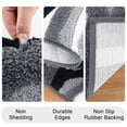 thumbnail image 2 of Bathroom Rugs Sets 4 Piece with Toilet Lid Cover, Non Slip Bathroom Mats Extra Soft Bath Rugs Absorbent Shaggy Rugs Perfect Plush Mats U-Shaped Toilet Rug and Toilet Cover, 2 of 9