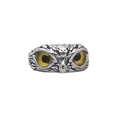 thumbnail image 1 of Anillo de ojo de búho Qarigey con brillo metálico oro, 1 of 6