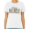 thumbnail image 2 of Charge Nurse Leopard Print Shirt Unisex X-Small White, 2 of 5