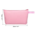 thumbnail image 2 of Uxcell 9.1 x 5.1" Bolsas de Maquillaje de Lona con Correa, 5 Paquete de Bolsa de Cosméticos con Cremallera, Neceser, Rosa, 2 of 6