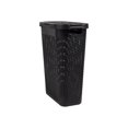 thumbnail image 2 of Mind Reader 40 Liter Slim Basket, Cutout Handles, Washing Bin, Dirty Clothes Storage, Bathroom, Bedroom, Closet, Brown Laundry Hamper, 2 of 7