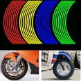 thumbnail image 2 of Motorcycle 12 - inch Reflective Wheel Sticker Wheel   Sticker Hub Tire Decoration, 2 of 6