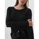 thumbnail image 3 of Camiseta Favorita de Manga Larga para Mujer GAP Cuello Redondo en Negro Verdadero Talla L, 3 of 4