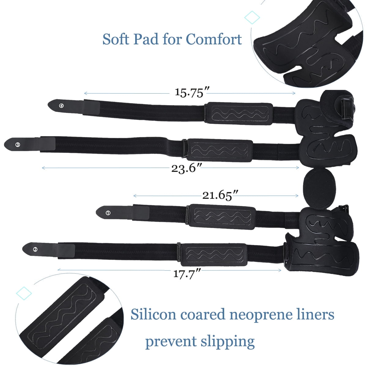 ASOTVision OA Unloader Knee Brace for Men and Women – Adjustable Support for Meniscus Tear, Arthritis, Osteoarthritis, Post-op Pain Relief (Left)
