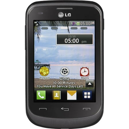 Net-10 LG 305C 4GB Prepaid Smartphone, Black