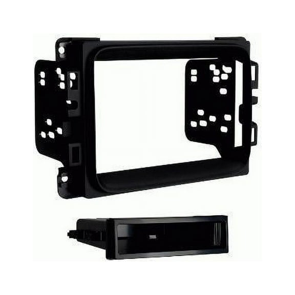 2013 - Up Ram(R) 1500/2500/3500 Single-DIN Mount Kit, ISO mount radio provision, Painted matte black, 99-6518B