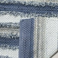 thumbnail image 3 of SAFAVIEH Montauk Coilean Striped Cotton Area Rug, Blue/Multi, 2'6" x 4', 3 of 5