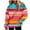Multicolor, variant on Ashirexll Womens Long Sleeve Tops, Womens Hoodies Pullover, Off Shoulder Long Sleeve Printed Regular Hooded Pullover
