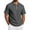 Dark Gray&03#0610R, variant on Fabrcox Mens Short Sleeve Polo Shirts Collared Henley Men Linen Shirt Breathable Relaxed Fit Outdoor Travel Athletic Golf Shirt Men L
