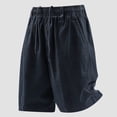 thumbnail image 6 of successthop Mens Cargo Shorts Big and Tall Knee Length Shorts Drawstring Elastic Bottoms Plaid Clothes with Pockets XL, 6 of 9