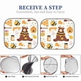 thumbnail image 3 of Yiaed Cute Bee Honey Jar Hive Bear Print Car Front Windshield Sun Shade,Foldable Anti-UV Car Sunshade for Front Window for Most Vehicles-Small, 3 of 5