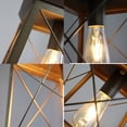 thumbnail image 3 of Radiance Goods Farmhouse-Style Two-Toned 1 Light Ceiling Flush Fixture 9" Wide, 3 of 5