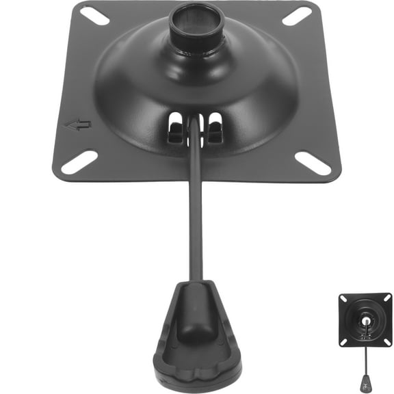 AURARMLET Rotating Metal Seat Base for Office Chair Black 1 Set Replacement Part for Adult Chairs