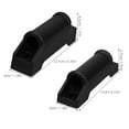 thumbnail image 2 of OULII 12Pcs Gaming Chair Footrest Slider Pads Durable Easy to Install Black Replacement, 2 of 7