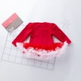 thumbnail image 2 of Juego de Conjunto Navideño para Bebés Recién Nacidas, Vestido Mono con Bandas y Leggings, 2 of 5