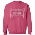 thumbnail image 2 of OXI Crewneck Sweatshirt - Wooden Spoon Survivor, Basic Casual Sweatshirts for Men's and Women Fleece Sweatshirt Long Sleeve - Safety Pink Small, 2 of 2