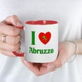 thumbnail image 3 of CafePress - I Love Abruzzo Italy Mug - 11 oz Ceramic Mug - Novelty Coffee Tea Cup, 3 of 3