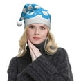 thumbnail image 5 of Salouo Cute Polar Bear for Adult Christmas Hat Xmas Holiday Hat Santa Hat for Women & Men Festive Headwear Accessories Fit for Christmas/ New Year/Holiday/Party,1PC, 5 of 6
