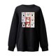 thumbnail image 2 of Ailaofu Women's Graphic Crewneck Sweatshirts Casual Loose Long Sleeve Pullover Tops, 2 of 2