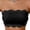 Black, variant on Women's Lace Push Up Bandeau - Strapless Cross Back with Side Support, Gathers Secondary Breasts for Confident Night Out Look