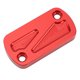 thumbnail image 1 of Tapa de Depósito de Líquido de Frenos, Cubierta de Depósito de Líquido de Frenos Delantero y Trasero de Aleación de Aluminio CNC para Motocicleta CR250R CB150R (Rojo), 1 of 5