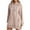 A-Khaki43, variant on Womens Hoodies Plain Side Slit Hem Long Sleeve Drawstring Hood Sweatshirt Dress Spring Clothes Loose Hoodie Top