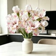 thumbnail image 7 of Partheme Artificial Bearded Flower with Natural Oil Painting Style Colors, EVA Touch Fake Flowers for Home Living Room Bedroom and Wedding Decoration, D, 7 of 7