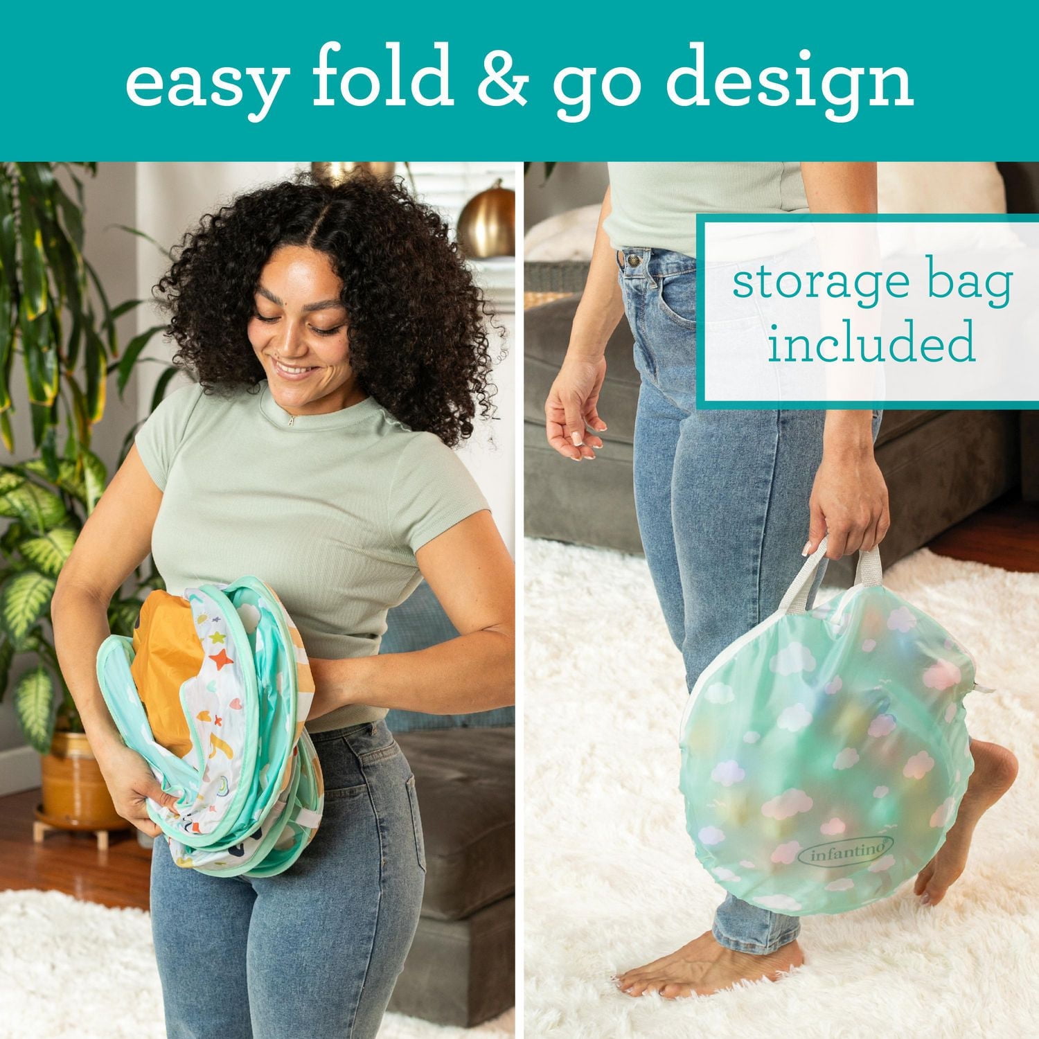 Pop-Up Ball Pit, Play gym with 50 balls