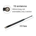 thumbnail image 2 of Antena de micrófono T2 Yashi para receptor inalámbrico SLX24/SM58 BETA58A SLX4 color negro, 2 of 5
