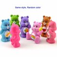 thumbnail image 3 of 12pcs Mini Anime Figures Model Bear Ornament Kids Toys Home Decoration Gifts Random Color, Random Pattern, 3 of 5