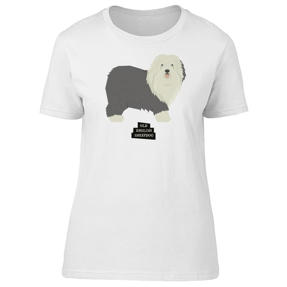 Old English Sheepdog Body T-Shirt Women -Image by Shutterstock, Female x-Large