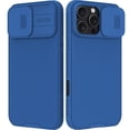 thumbnail image 1 of Funda Nillkin para iPhone 16 Pro Max de 6.9 pulgadas, azul, cámara deslizante, 1 of 6