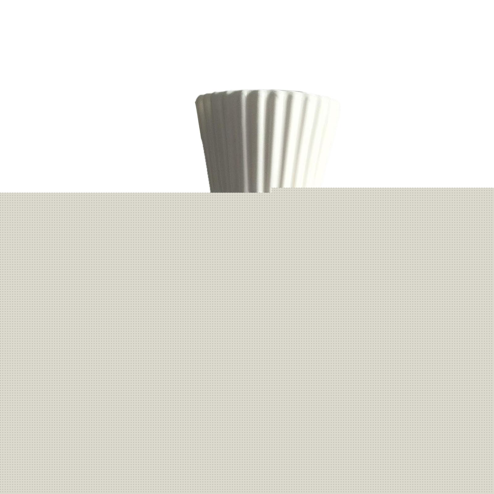 thumbnail image 3 of Jarrón decorativo de arte Jarrón decorativo elegante adorno de mesa arreglo floral blanco M, 3 of 4