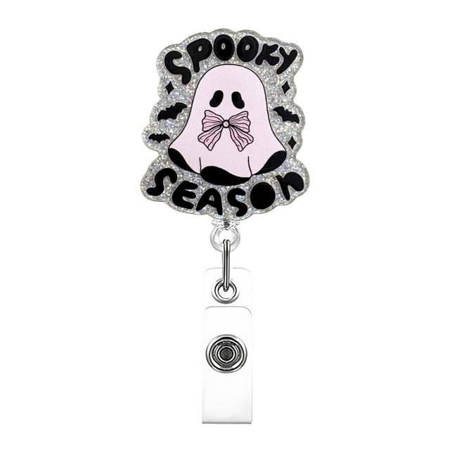 Ltdhehe Funny And Cute Badge Reel With Clip Closure For Doctors Teachers Students Workers Etc Cartoon Pattern Badge Workplace Induction Graduation