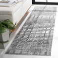 thumbnail image 2 of SAFAVIEH Winston Ethelinda Abstract Polyester Runner Rug, Grey/Beige, 2'2" x 8', 2 of 7
