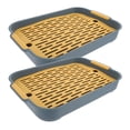 thumbnail image 1 of SKISUNO 2Pcs Small Animal Litter Box Plastic Bunny Cage Toilet Suitable for Rabbits Guinea Pigs, 1 of 8