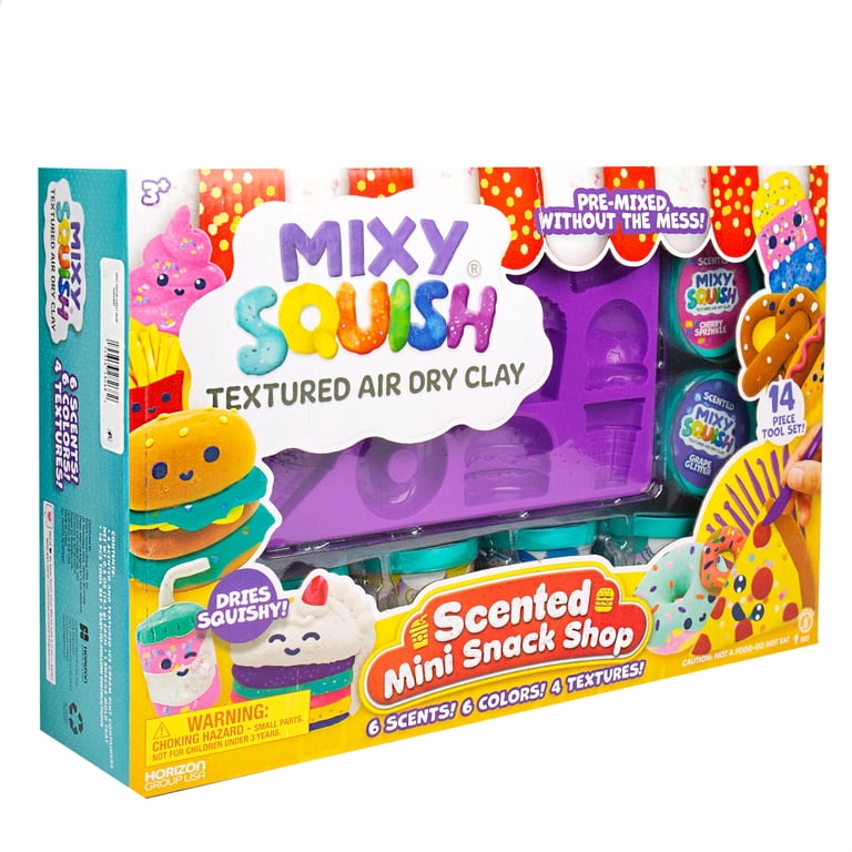 みぃぃぃミニスクイーズ Mixy Squish Scented Mini Snack Shop, Air Dry Clay, Boys and Girl
