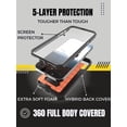 thumbnail image 2 of CaseBorne V Series Case Compatible with iPhone 14 Pro Max - Military Grade Full-Body Rugged with Kickstand and Built-in Screen Protector - Black, 2 of 6