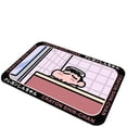 thumbnail image 1 of Alfombra de baño Shins Chans Anime, 1 of 1