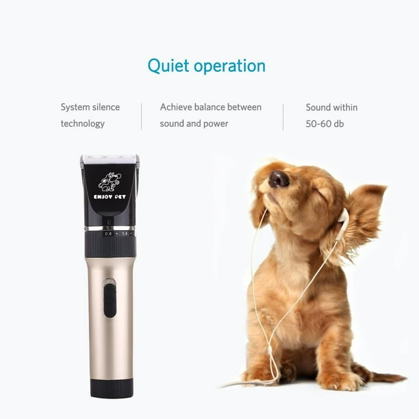 Tondeuse pour chien rasoir pour chat, toilettage professionnel des cheveux tondeuse  électrique lames détachables sans fil rechargeable, animal de compagnie 